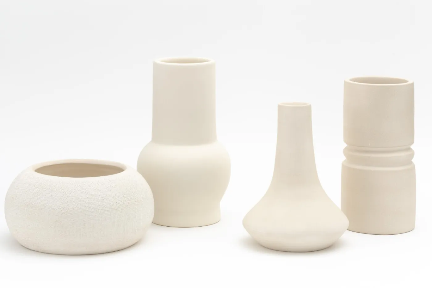 Pots Et Vases|Décoration<Flamant HOPE, vase, agrile Blanccassé