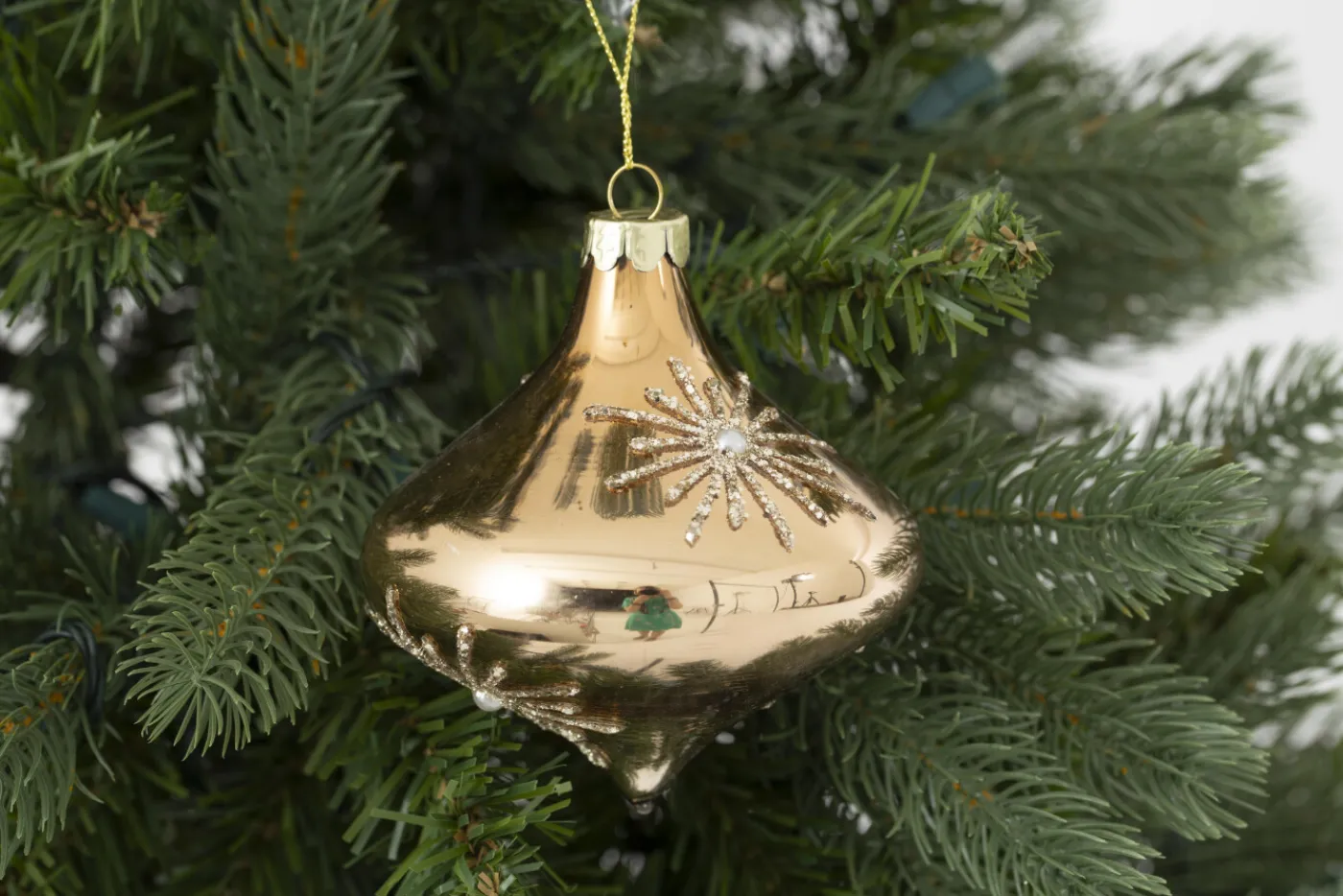 Boules De Noël|Boules De Noël<Flamant IGNACE, pendentif Noël Or