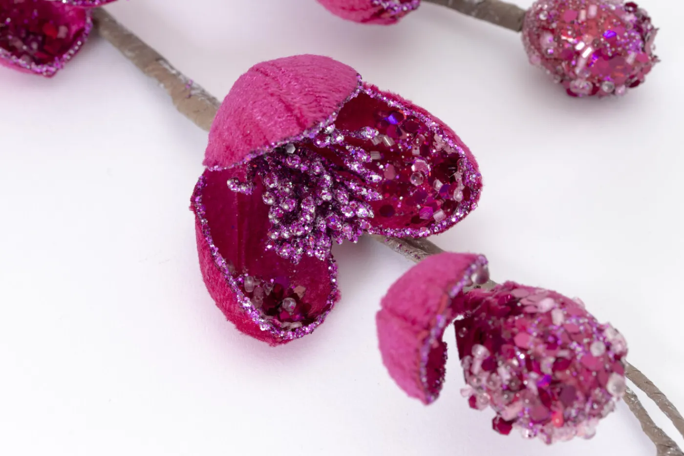 Décoration De Noël|Décoration De Noël<Flamant ILINA, branche Rose