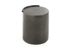 Tables D’Appoint & Consoles|Tables D’Appoint & Consoles<Flamant ILINCA, guéridon, métal, h 47 cm Noir
