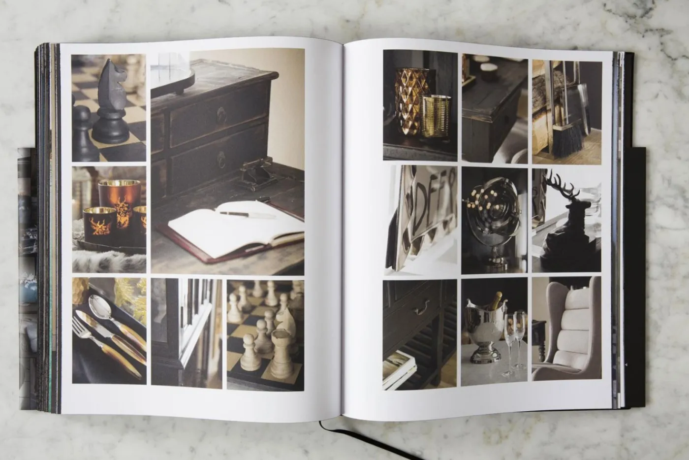 Jeux De Société Et Lifestyle|Décoration<Flamant INTERIOR PORTRAITS, livre, luxe, avec inspirations Noir