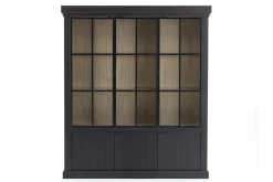 Placards|Armoires<Flamant IRON JASON, armoire, , chêne, 3 portes en fer Noir
