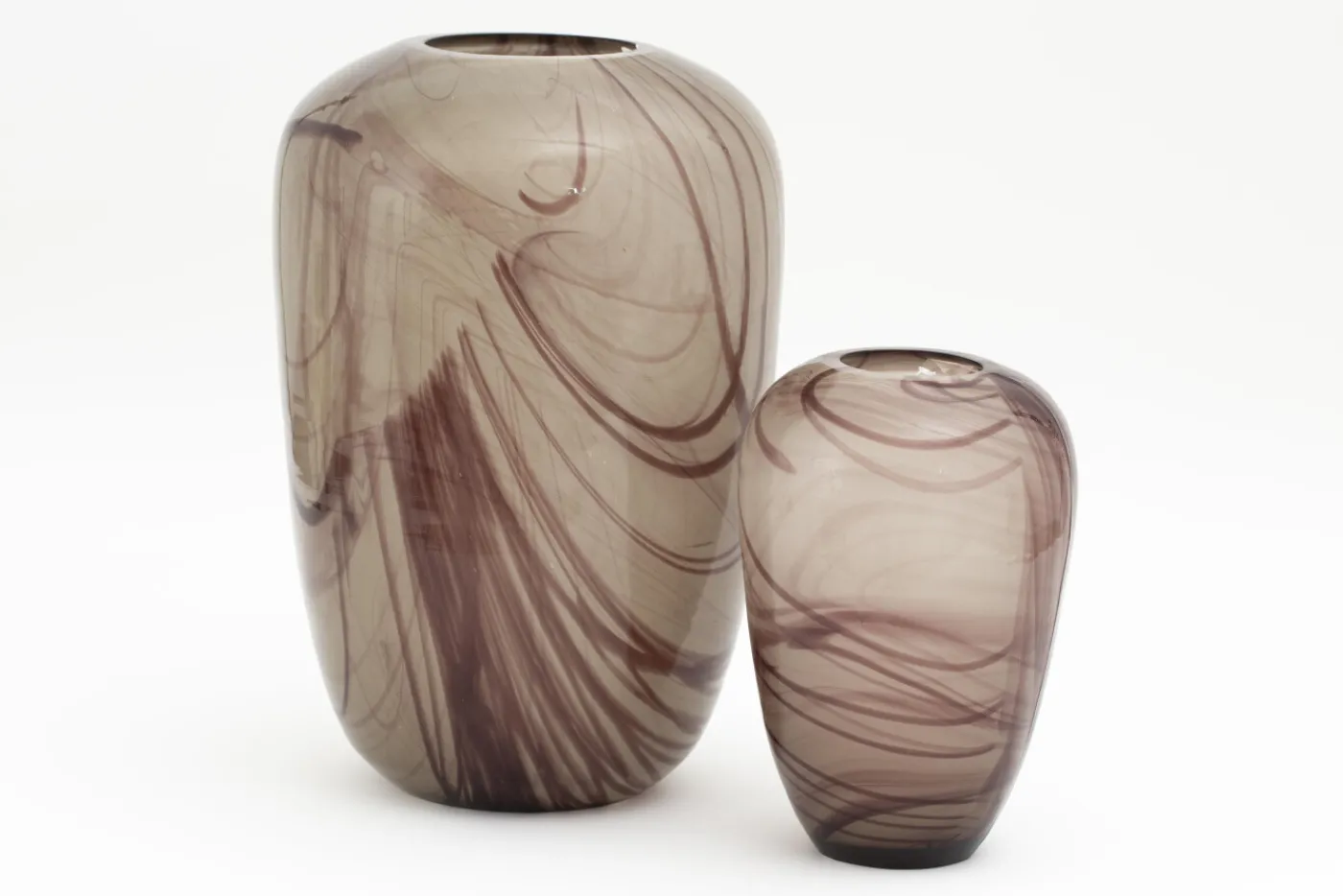 Pots Et Vases|Décoration<Flamant ISABELLA, vase, verre, 26x26x40 Brun