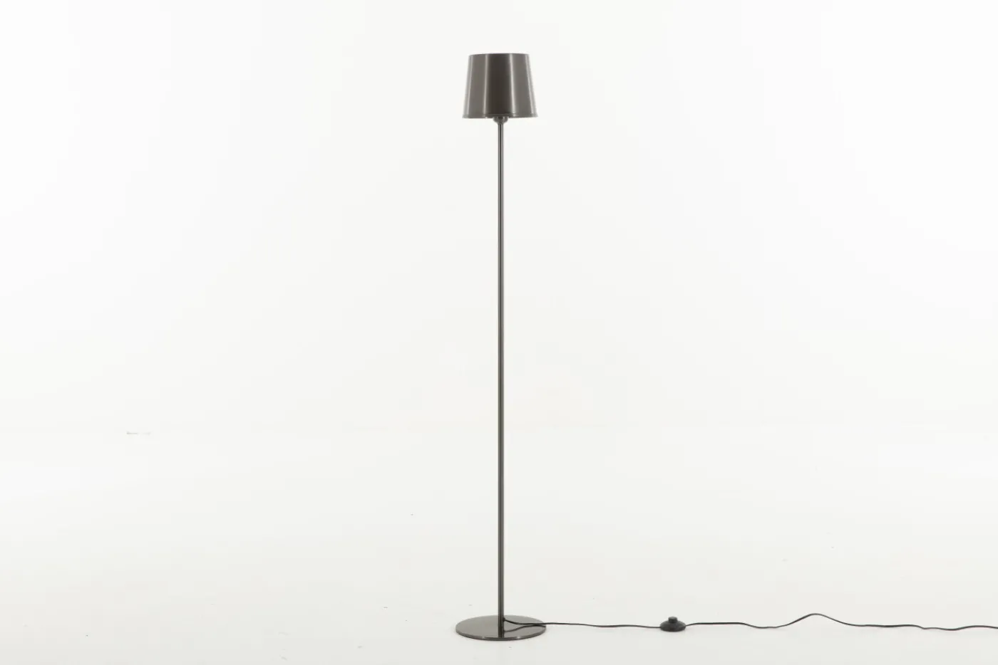 Lampadaires|Luminaire<Flamant ITAI, lampadaire avec abat-jour, laiton, Gris