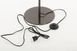 Lampadaires|Luminaire<Flamant ITAI, lampadaire avec abat-jour, laiton, Gris