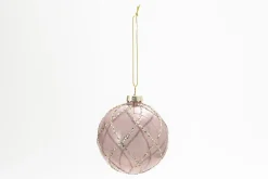 Boules De Noël|Boules De Noël<Flamant JAGEL, boule de Noël Rose