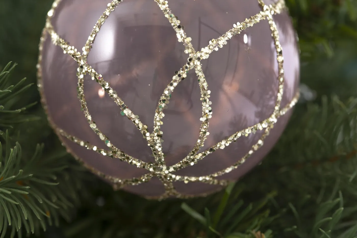 Boules De Noël|Boules De Noël<Flamant JAGEL, boule de Noël Rose