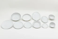 Assiettes, Plats Et Bols|Assiettes,Plats Et Bols<Flamant JILLE, assiette creuse, céramique, Blanc