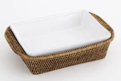 Ustensiles De Service Et De Cuisine|Accessoires<Flamant JILLE, plat pour le four, céramique, , 25cm Blanc