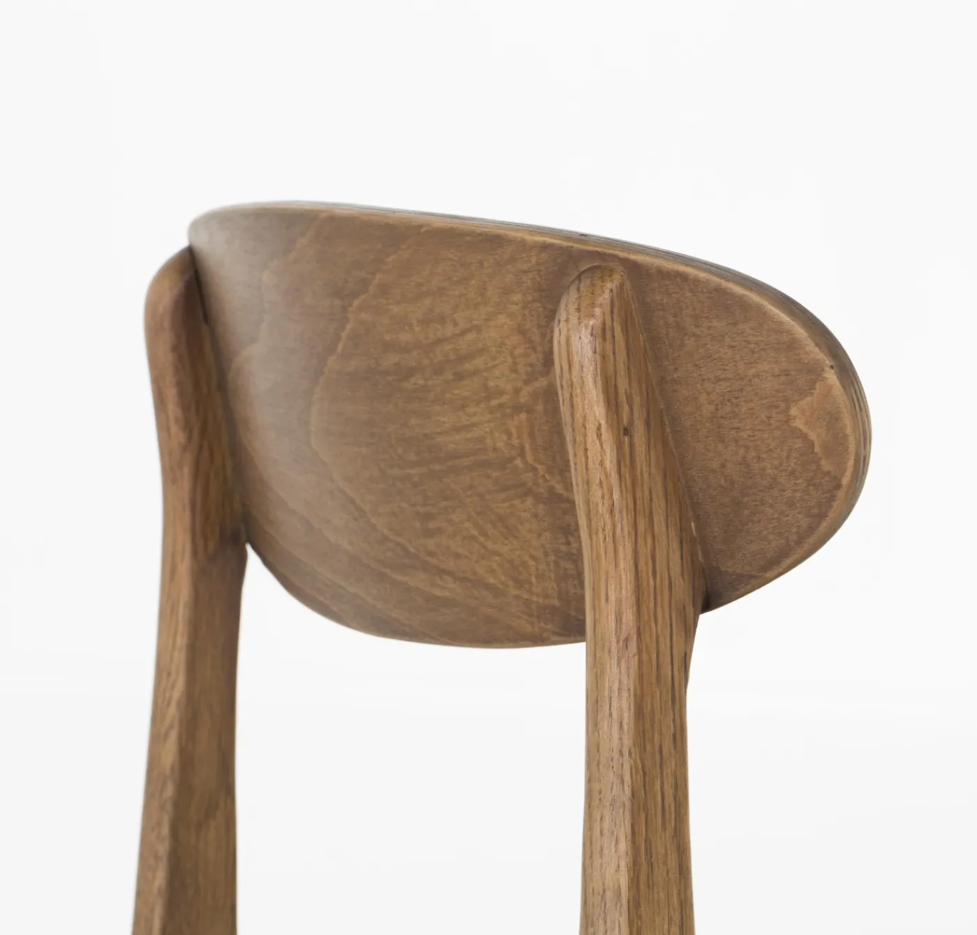 Chaises|Chaises<Flamant JOEL, chaise, chêne et siège en cuir Brun