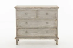 Commodes|Armoires<Flamant JOHNNY, commode, 4 tiroirs, gris antique