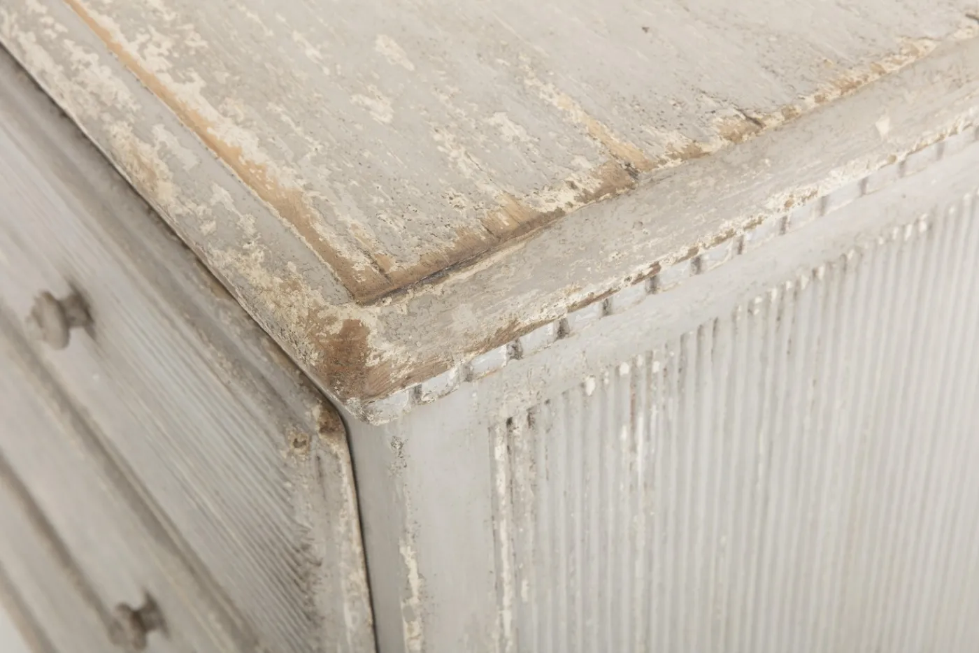 Commodes|Armoires<Flamant JOHNNY, commode, 4 tiroirs, gris antique