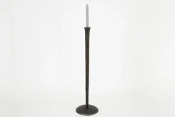 Chandeliers|Chandeliers<Flamant JONSTON, bougeoir, métal, L Brun
