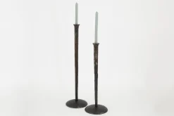Chandeliers|Chandeliers<Flamant JONSTON, bougeoir, métal, S Brun