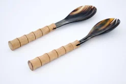Couverts|Couverts<Flamant JORNAM, couverts à salade, set de 2 Brun