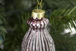 Boules De Noël|Boules De Noël<Flamant JUDE, pendentif Noël, modèle 1 Rose