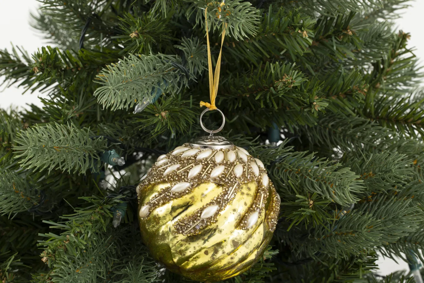 Boules De Noël|Boules De Noël<Flamant JUKI, boule de Noël Or