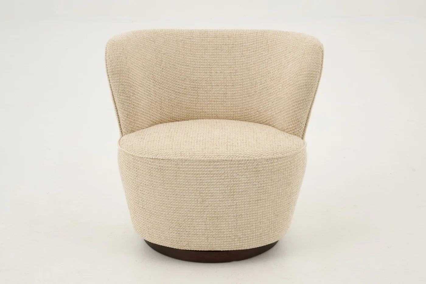 Fauteuils|Sièges<Flamant JULIE, fauteuil, tissu, rotatif Blanccassé