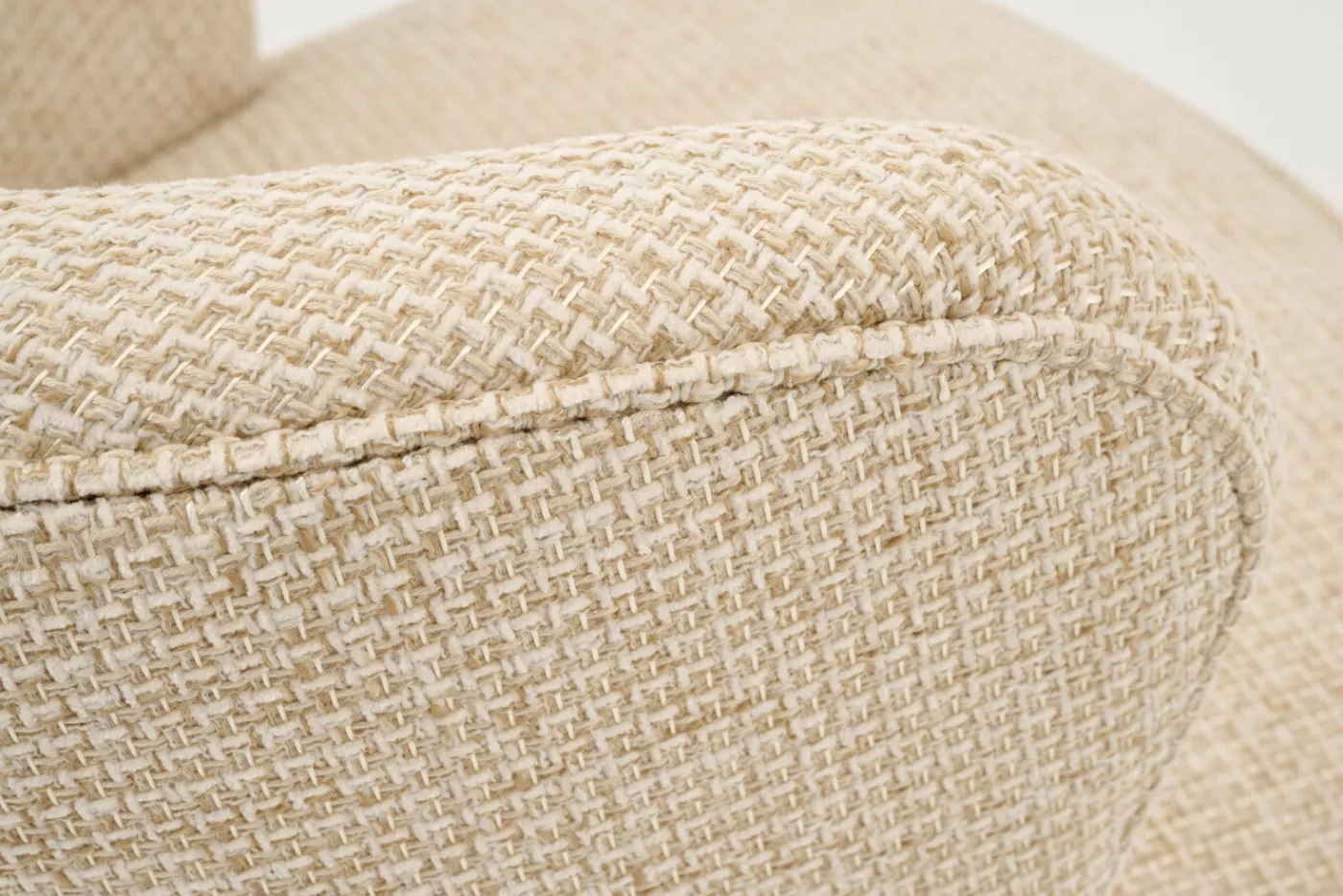 Fauteuils|Sièges<Flamant JULIE, fauteuil, tissu, rotatif Blanccassé