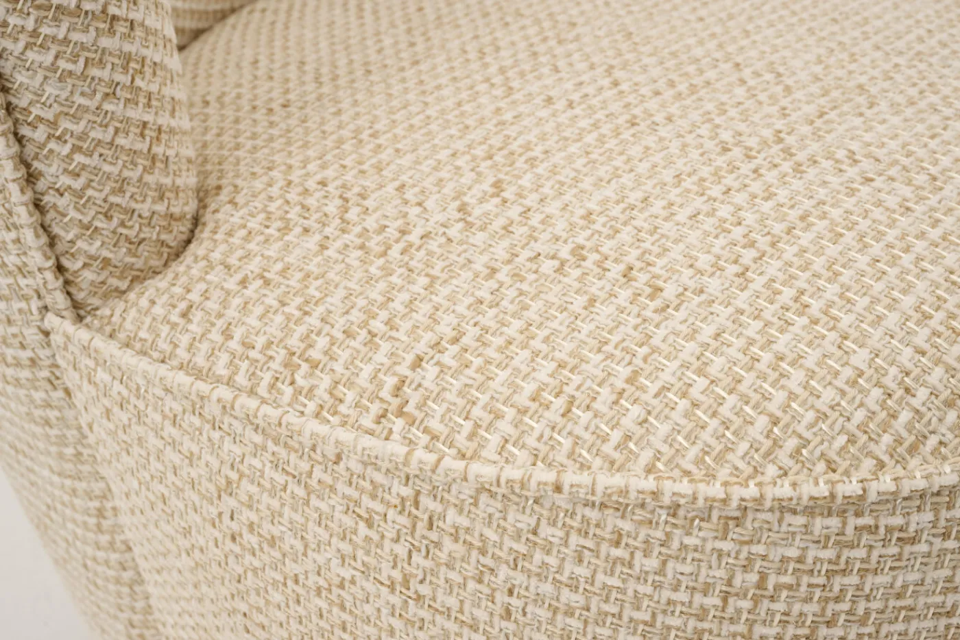 Fauteuils|Sièges<Flamant JULIE, fauteuil, tissu, rotatif Blanccassé