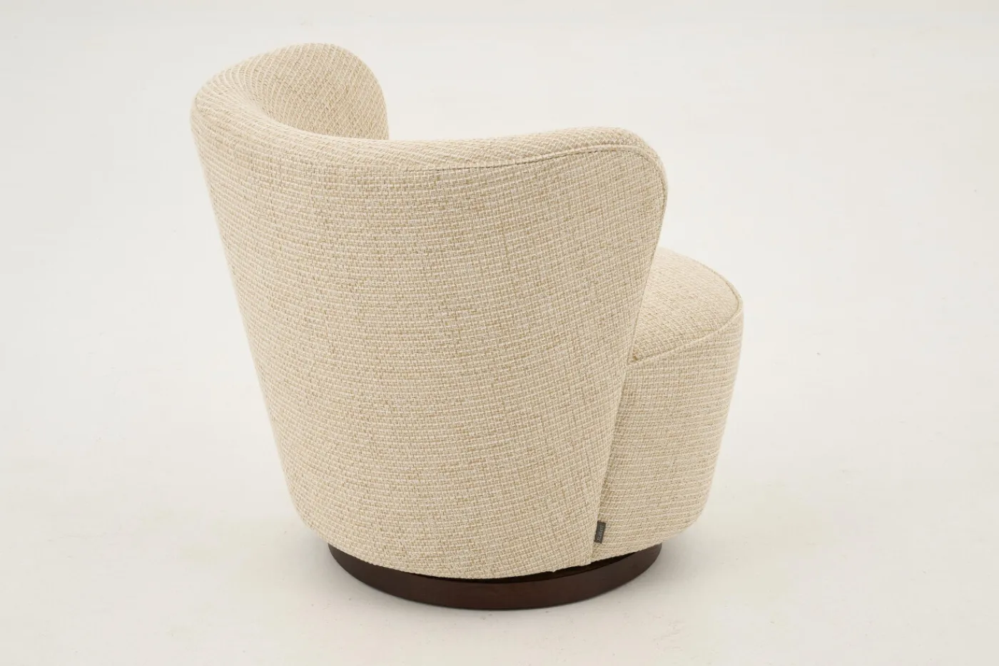Fauteuils|Sièges<Flamant JULIE, fauteuil, tissu, rotatif Blanccassé