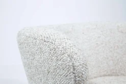 Fauteuils|Sièges<Flamant JULIE, fauteuil, tweed beige, rotatif Blanccassé