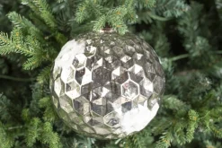 Boules De Noël|Boules De Noël<Flamant KALENA, boule de Noël, , S Argent