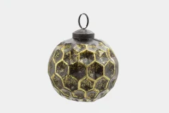 Boules De Noël|Boules De Noël<Flamant KALENA, boule de Noël, cuivre, S Brun