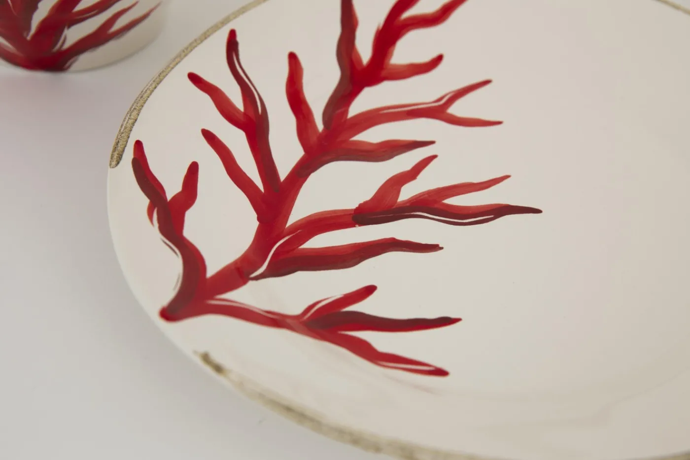 Assiettes, Plats Et Bols|Assiettes,Plats Et Bols<Flamant KAO, assiette, corail, 23cm Mixte