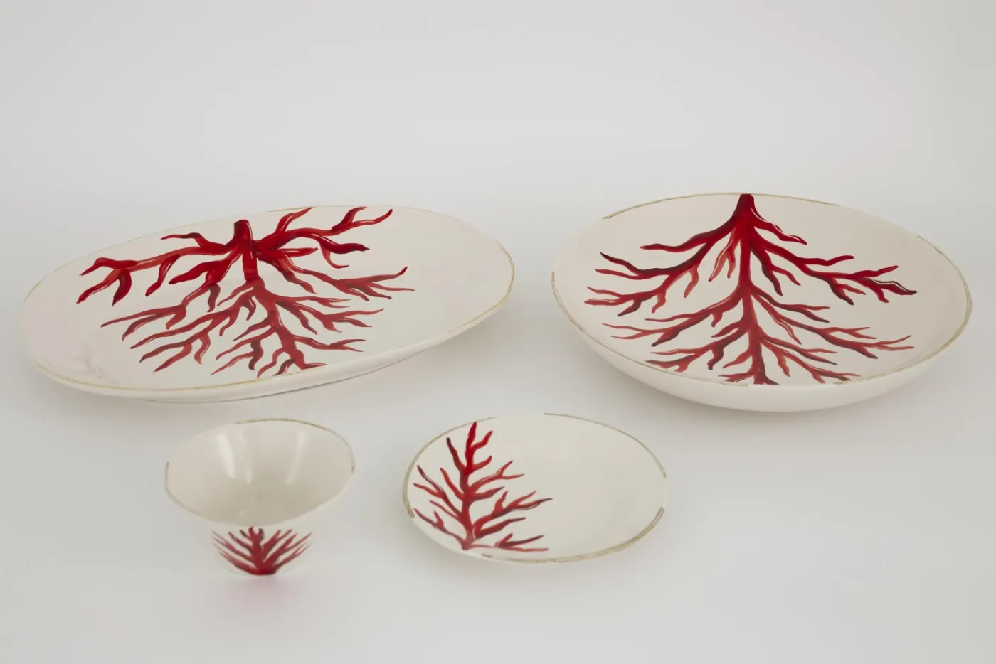 Assiettes, Plats Et Bols|Assiettes,Plats Et Bols<Flamant KAO, assiette, corail, 23cm Mixte