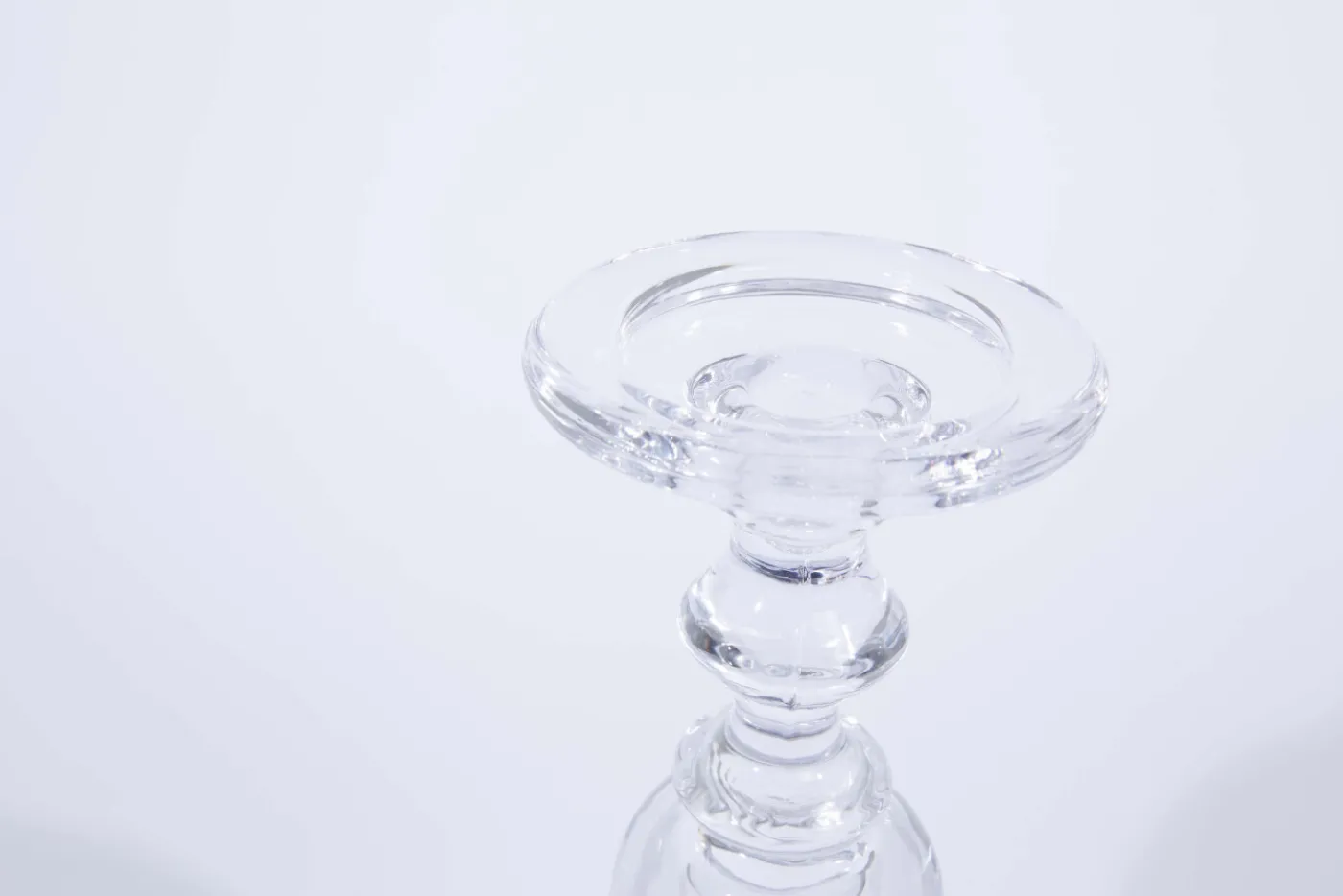 Chandeliers|Chandeliers<Flamant KASSIA, bougeoir, verre, modèle 2 Transparent
