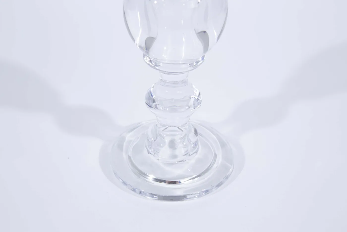 Chandeliers|Chandeliers<Flamant KASSIA, bougeoir, verre, modèle 2 Transparent