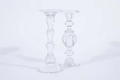 Chandeliers|Chandeliers<Flamant KASSIA, bougeoir, verre, modèle 2 Transparent