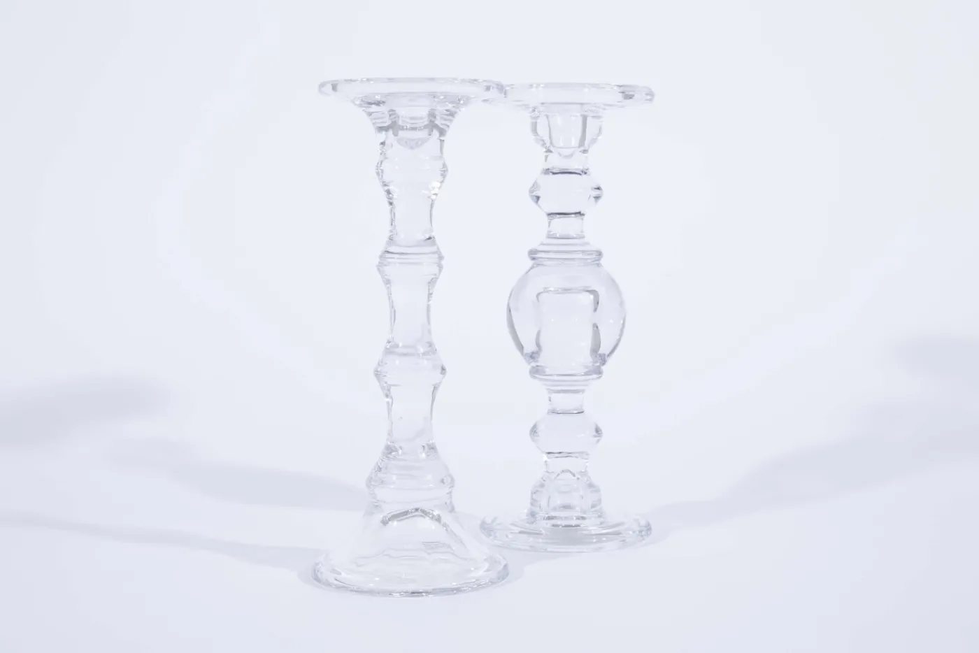 Chandeliers|Chandeliers<Flamant KASSIA, bougeoir, verre, modèle 2 Transparent