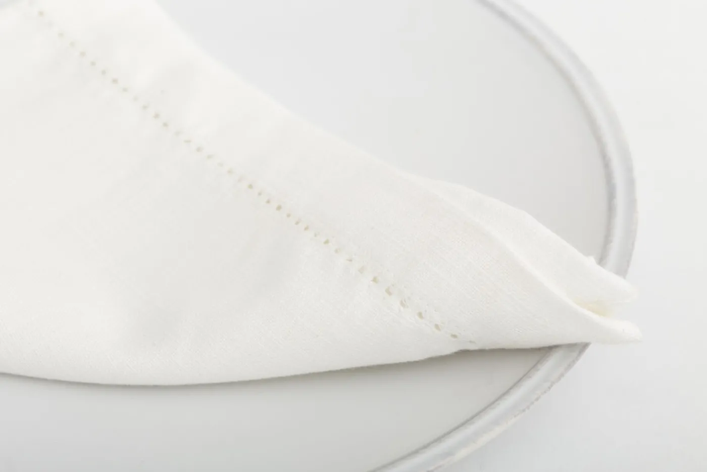 Serviettes|Textile<Flamant KATIE, serviette, Blanc