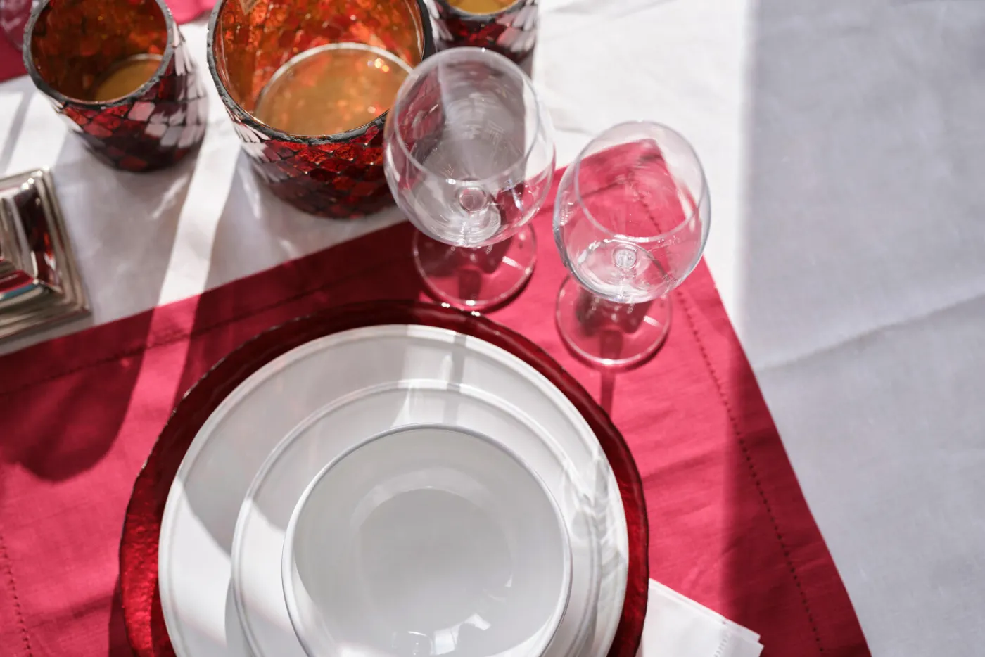 Sets De Table Et Porte-Couverts|Textile<Flamant KATIE, set de table, garnet Rouge