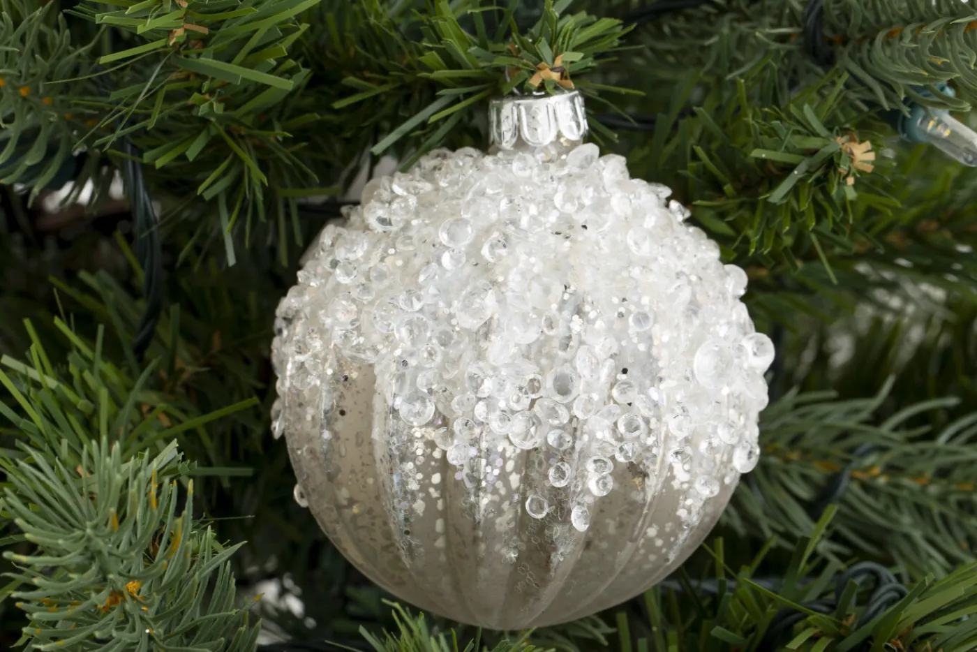 Boules De Noël|Boules De Noël<Flamant KILLOG, boule de Noël Argent