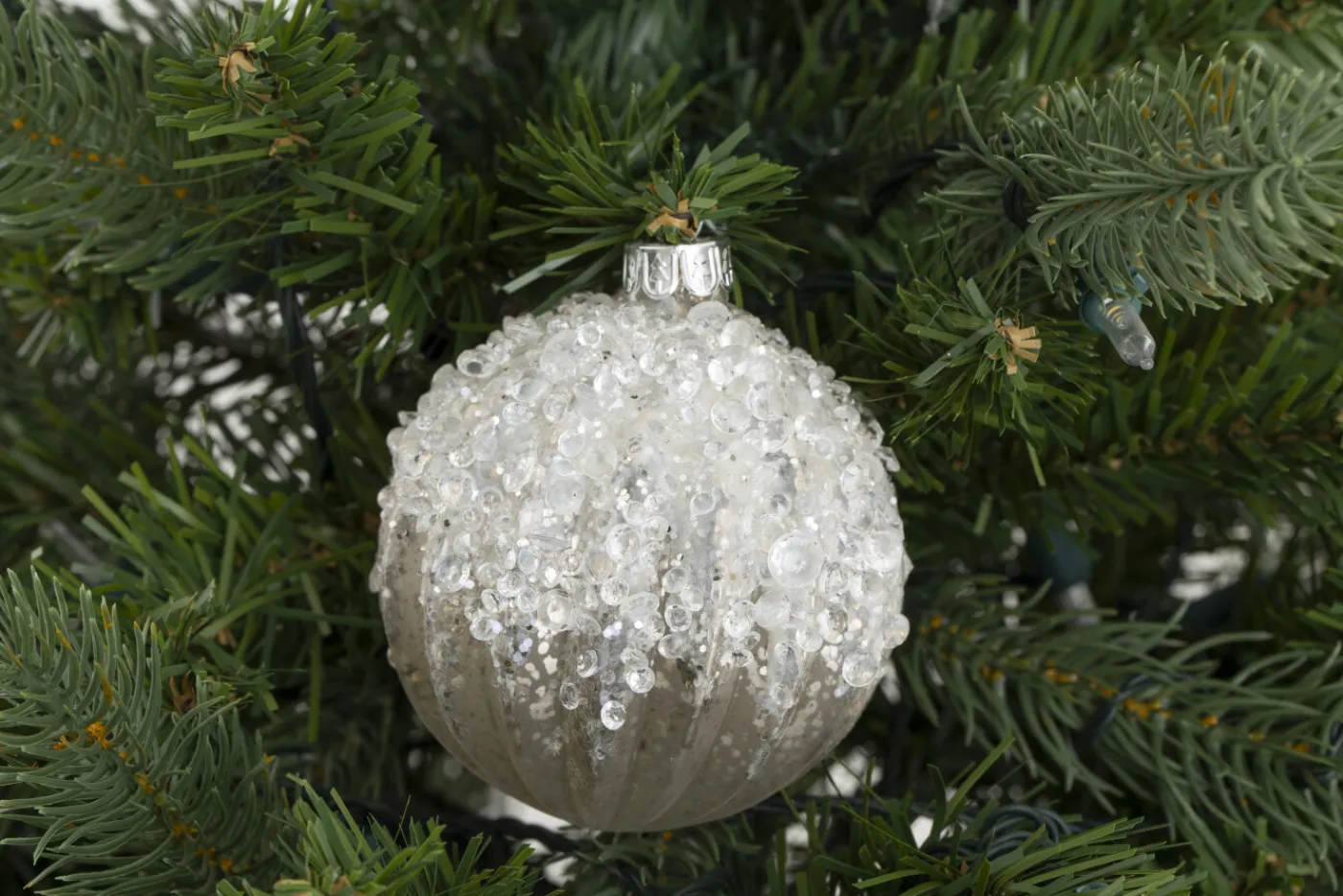 Boules De Noël|Boules De Noël<Flamant KILLOG, boule de Noël Argent