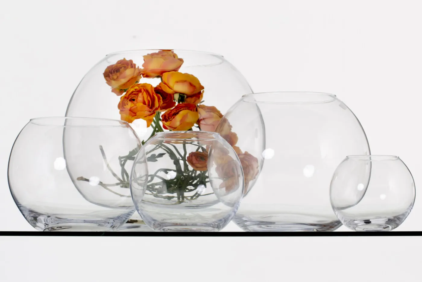 Pots Et Vases|Décoration<Flamant KULA, vase, verre, 20cm Transparent