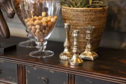 Chandeliers|Chandeliers<Flamant KUMMEN, bougeoir, verre mercuré Or