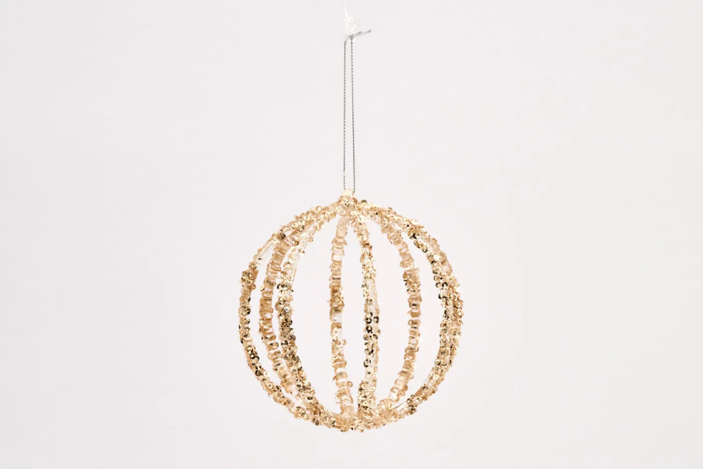 Boules De Noël|Boules De Noël<Flamant KUNAS, boule de Noël Or