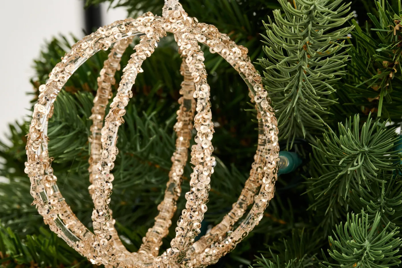 Boules De Noël|Boules De Noël<Flamant KUNAS, boule de Noël Or