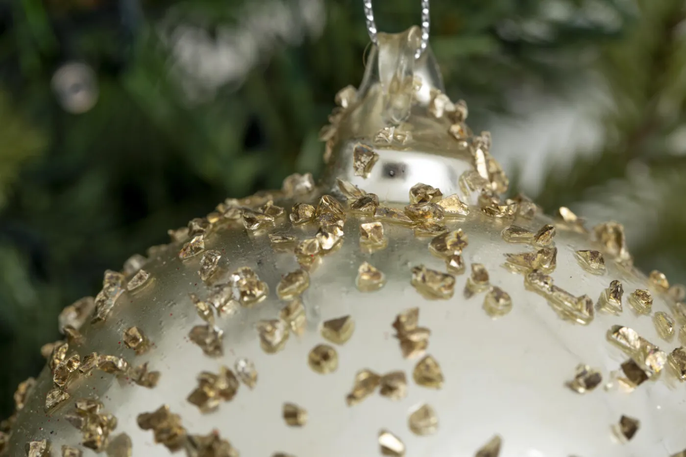 Boules De Noël|Boules De Noël<Flamant KUON, boule de Noël Argent