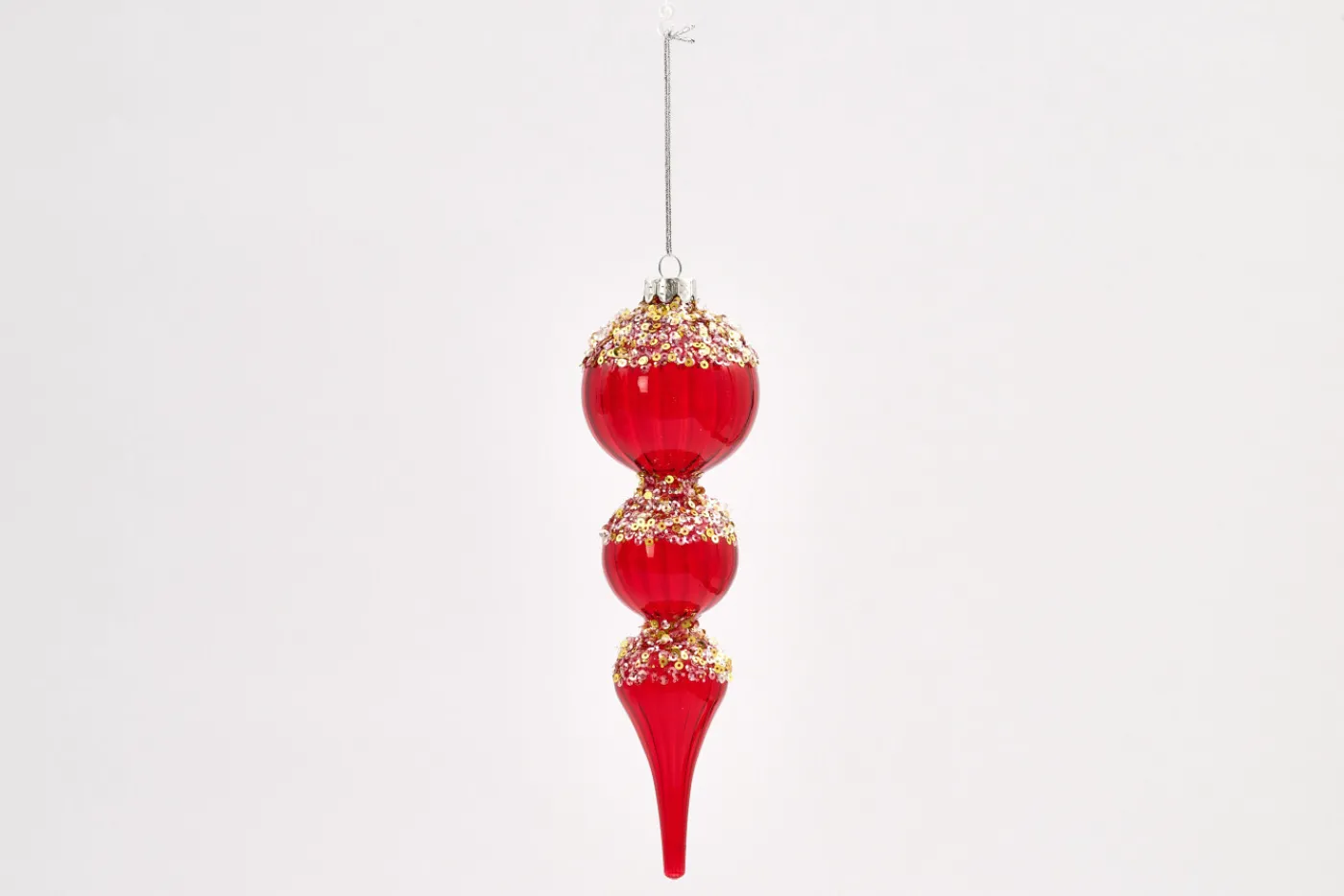 Boules De Noël|Boules De Noël<Flamant LALI, pendentif Noël Rouge