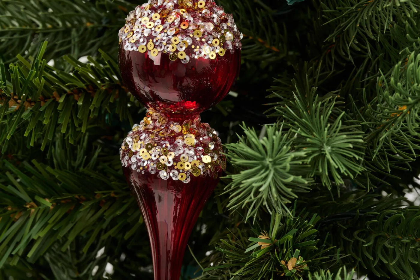 Boules De Noël|Boules De Noël<Flamant LALI, pendentif Noël Rouge