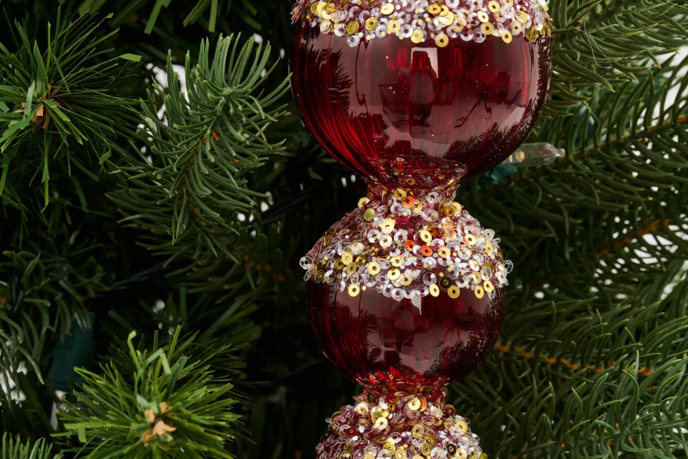 Boules De Noël|Boules De Noël<Flamant LALI, pendentif Noël Rouge