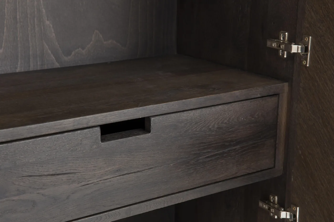 Placards|Armoires<Flamant LANA, armoire, brown foncé, 2 portes Brun