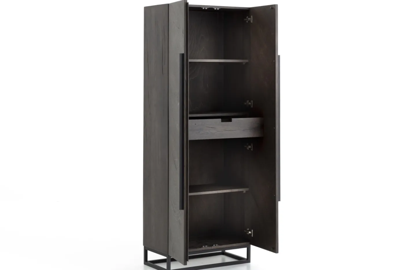Placards|Armoires<Flamant LANA, armoire, brown foncé, 2 portes Brun