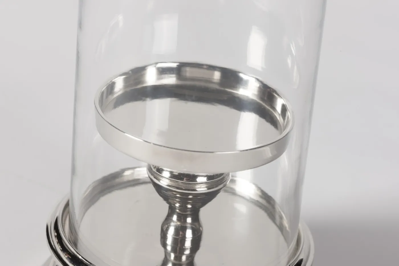 Porte Bougie, Chauffe-Plats Et Photophores|Porte Bougie, Chauffe-Plats Et Photophores<Flamant LATISSE, photophore, argenté Transparent
