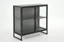 Armoires|Armoires<Flamant LAURANCE, buffet, , métal, 2 portes Noir